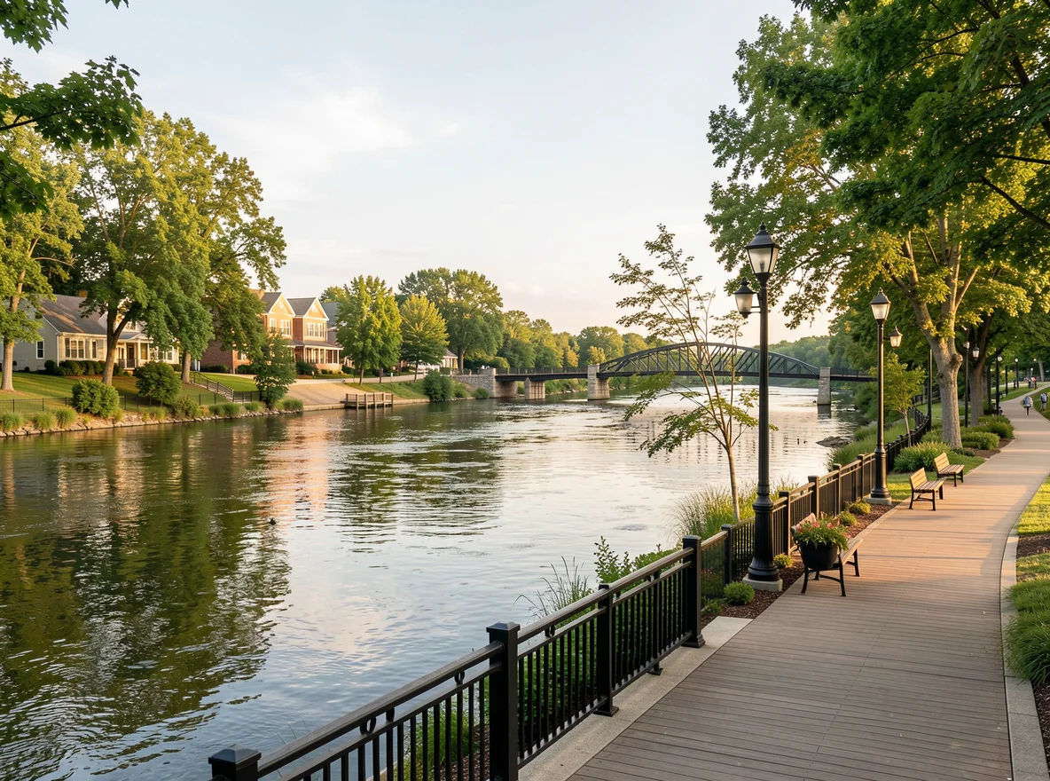Riverfront scene in Morgantown