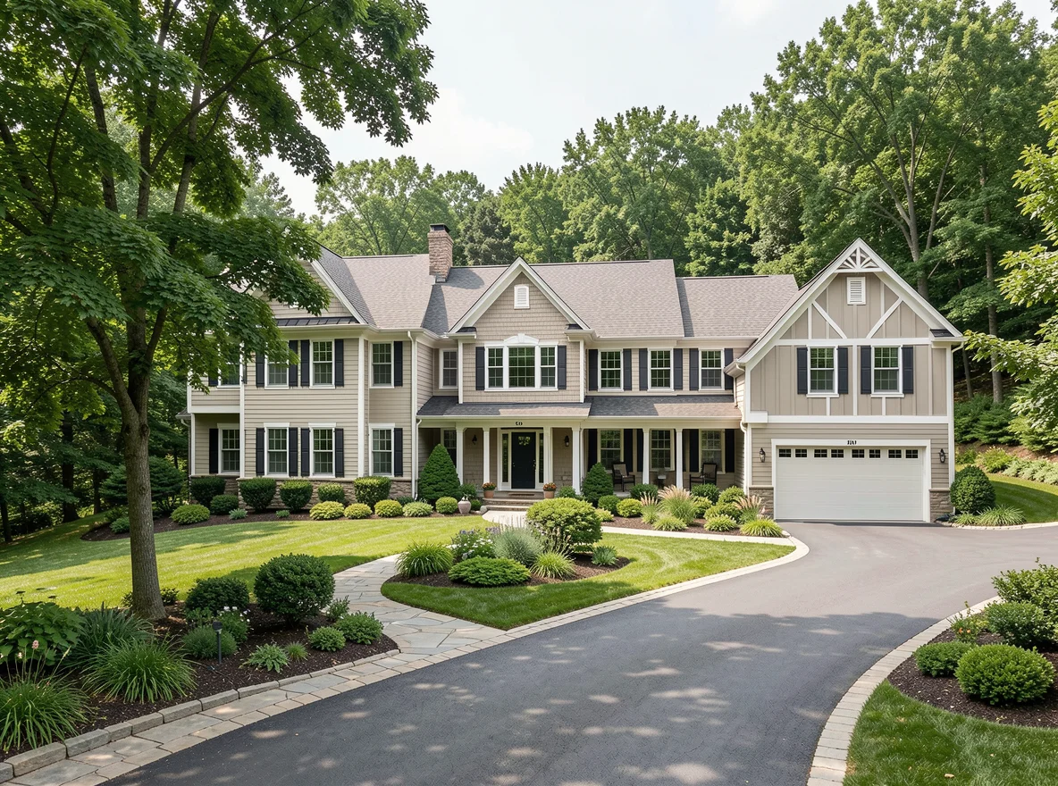 Homes in a Morgantown neighborhood