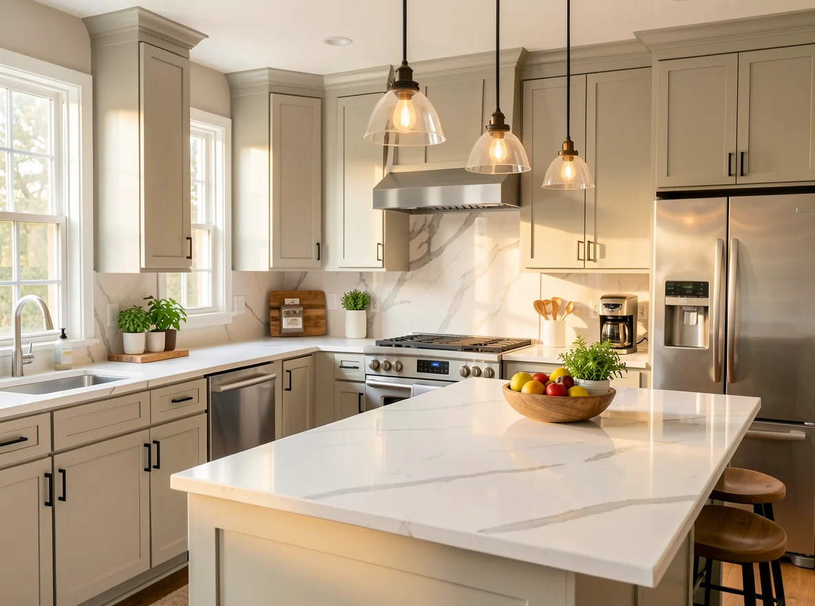 Bright kitchen with simple pre-listing updates