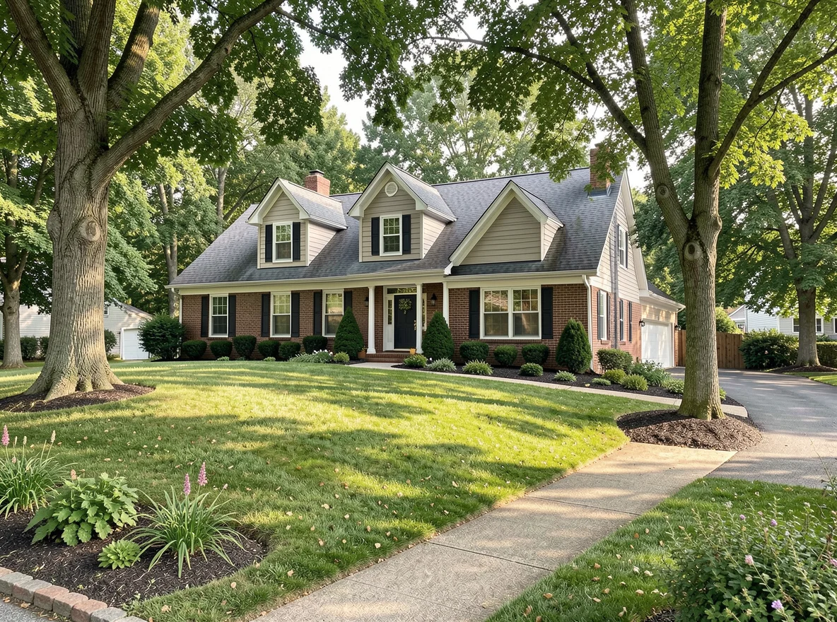 Residential home exterior in Clarksburg, West Virginia