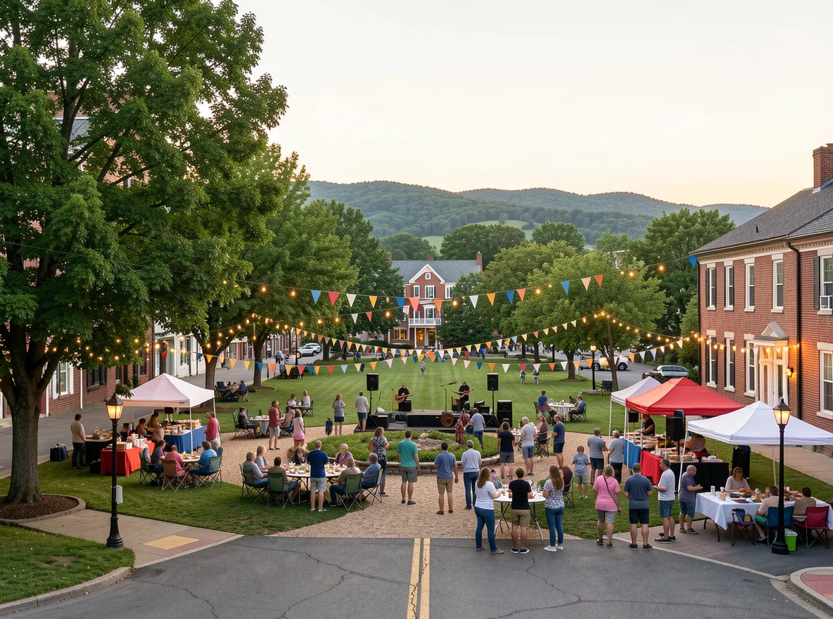 Community setting in Fairmont, West Virginia