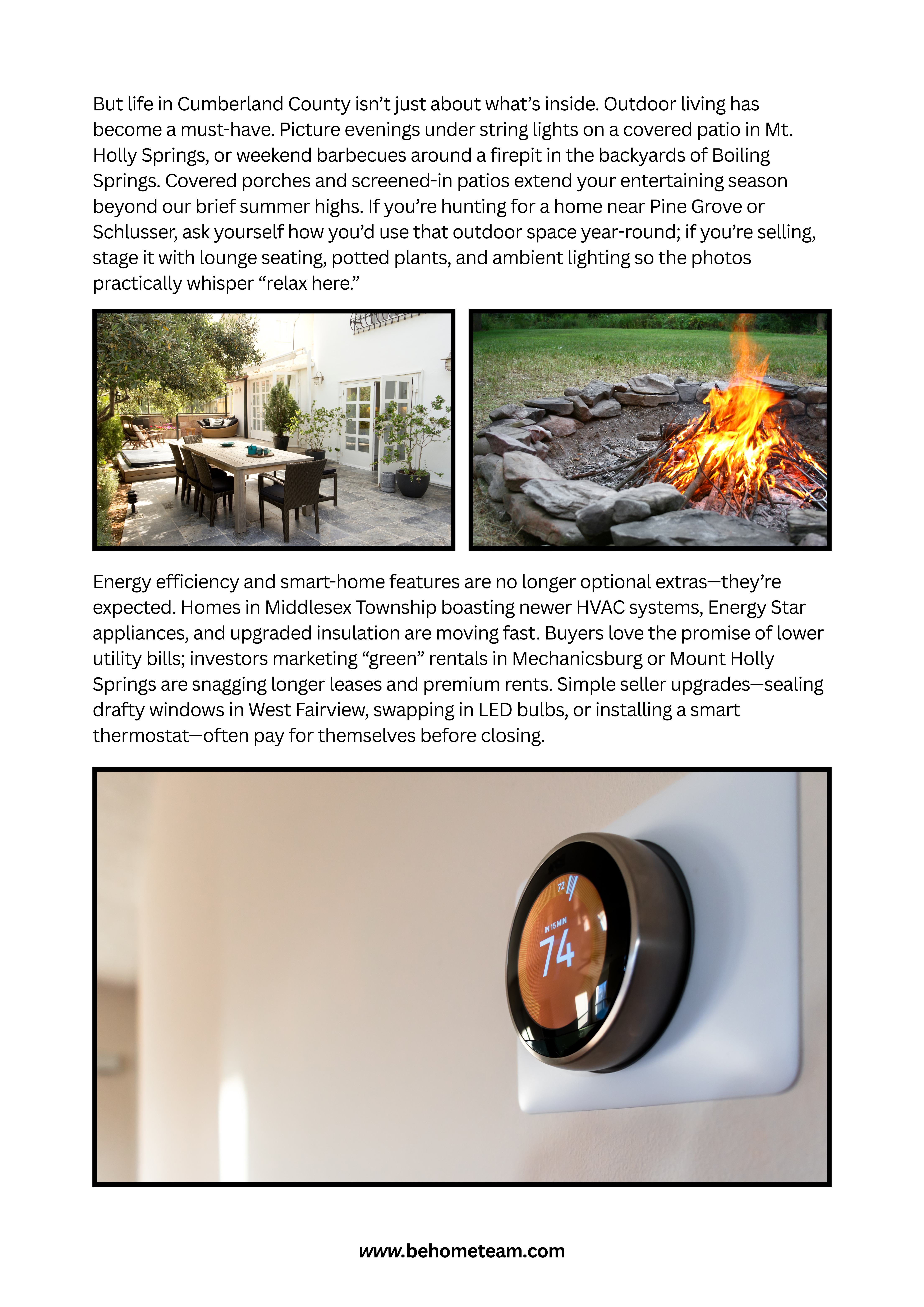 Current Real Estate Trends: Insights from The Ben Espenshade Team Imagine settling into a cozy living room on a crisp spring evening, coffee in hand, and scrolling through listings that suddenly feel a little more… grounded. That’s because, as of mid-2025, mortgage rates have finally stabilized in the mid-6 percent range, giving buyers and investors alike a clearer sense of where their financing stands. If you’ve been sitting on the sidelines, waiting for the “perfect” moment, this steady rate environment might be your cue to jump in. For sellers, it means being realistic about what buyers can afford—perhaps offering to chip in on closing costs or sweeten the deal with a home warranty to stand out. Meanwhile, investors are quietly exploring bridge loans or tapping private lenders to keep cash flowing and opportunities alive. There’s a reason remote and hybrid work remains a hot topic: people aren’t just working from home, they’re living there. Families and professionals across Central Pennsylvania are trading cramped city lofts for roomy suburban homes in Carlisle, Hershey, and Chambersburg, where a bright corner can double as a video-call haven. In fact, open-concept floor plans that many thought were bound to stay in vogue are being elevated by dedicated niches—finished basements turned into full offices or cozy attics retrofitted with desks and built-in bookshelves. Sellers who emphasize these flexible spaces in their marketing materials find that potential buyers can’t help but picture themselves at the dining-table-turned-desk, and investors who outfit rentals with reliable high-speed internet and even white-noise sound machines are seeing quicker leases and happier tenants. On the subject of happy spaces, the back patio has taken on a new life. Post-pandemic, our craving for fresh air and safe gatherings has turned decks and firepit areas into bona fide extensions of the home. In 2025, it’s not enough to have a patch of grass; buyers want pergolas to string up lights, built-in grills for impromptu weekend barbecues, and covered porches where you can sip cocoa even on a rainy afternoon. If you’re house-hunting, think about how you’ll use the outdoors during all four seasons, and if you’re selling, consider staging that patio with lounge seating, potted plants, and soft lighting in your listing photos. For investors flipping homes, allocating budget toward landscaping often yields a higher return than many interior renovations. Meanwhile, energy efficiency isn’t just a buzzword—it’s a genuine selling point. Between rising electricity rates in Pennsylvania and growing environmental awareness, buyers are actively seeking homes with newer HVAC systems, Energy Star appliances, and enhanced insulation. Programmable thermostats, smart locks, and integrated security cameras are no longer nice extras; they’re expected. Properties advertised with these features tend to fly off the market faster and closer to asking price. If you’re on the buying side, ask to see a year’s worth of utility bills so you can calculate real-world savings. Sellers who invest in simple upgrades—sealing drafts, swapping in LED bulbs, installing a smart thermostat—often see that investment back within months. And investors who target rentals with green certifications or smart-home packages are commanding premium rents and reducing vacancy periods. Yet even with all these innovations, one stubborn challenge remains: inventory under $300,000 is still in short supply. First-time buyers feel the pinch as entry-level homes in suburbs near York and Harrisburg are scooped up almost immediately. To bridge this gap, lenders have rolled out longer-term mortgages (hello, 40-year loans), down-payment assistance programs through the Pennsylvania Housing Finance Agency, and adjustable-rate products tailored to newcomers. Buyers who qualify for FHA or VA loans are taking advantage of lower down-payment requirements and more flexible credit standards. If you’re a seller of an entry-level home, be prepared for multiple offers—sometimes above asking price. And if you’re an investor watching competition heat up, exploring off-market deals or networking with local brokers often surfaces hidden opportunities before they hit the MLS. Speaking of investors, there’s been a notable pivot toward “value-add” properties. Instead of turnkey rentals, savvy buyers are purchasing homes that need light cosmetic work—fresh paint, updated flooring, or modernized kitchens and baths—to maximize both rental income and resale value. Co-living models, where private bedrooms share common living areas, are gaining traction in areas with growing young professional populations. Likewise, small multifamily units—a duplex in Gettysburg’s outskirts or a triplex near a planned business park along I-81—offer higher per-door returns and lower vacancy risks. Of course, tightening regulations around short-term rentals in many Central PA townships mean due diligence is critical; occupancy permits and annual inspections are now par for the course. Conservative underwriting that accounts for potential rate hikes and maintenance costs, plus careful checks on local ordinances, can make the difference between a profitable project and one that falls flat. Through every twist and turn of today’s market, The Ben Espenshade Team is committed to making your journey as smooth as possible. We track Central Pennsylvania submarket trends weekly—whether you’re eyeing Carlisle’s historic districts, Enola’s riverfront developments, or the rolling hills around Chambersburg. We’ll connect you with lenders offering creative financing solutions, guide you through PHFA grants or VA loans, and introduce you to trusted contractors for energy upgrades or value-add renovations. Even after you close, we stay in touch, monitoring school district changes, neighborhood developments, and refinance opportunities so you never miss a beat. Whether you’re a first-time buyer hunting for that perfect starter home, a seller aiming to stand out in a competitive market, or an investor scouting your next value-add or co-living opportunity, understanding these mid-2025 trends gives you an edge. And when you’re ready to dive deeper—whether it’s crunching numbers on a bridge loan, mapping out a home-office conversion, or planning a pergola build—give us a call. We’re more than transaction facilitators; we’re your local guides to the evolving real estate landscape in Central Pennsylvania. Let’s chat and turn these trends into opportunities that work for you.