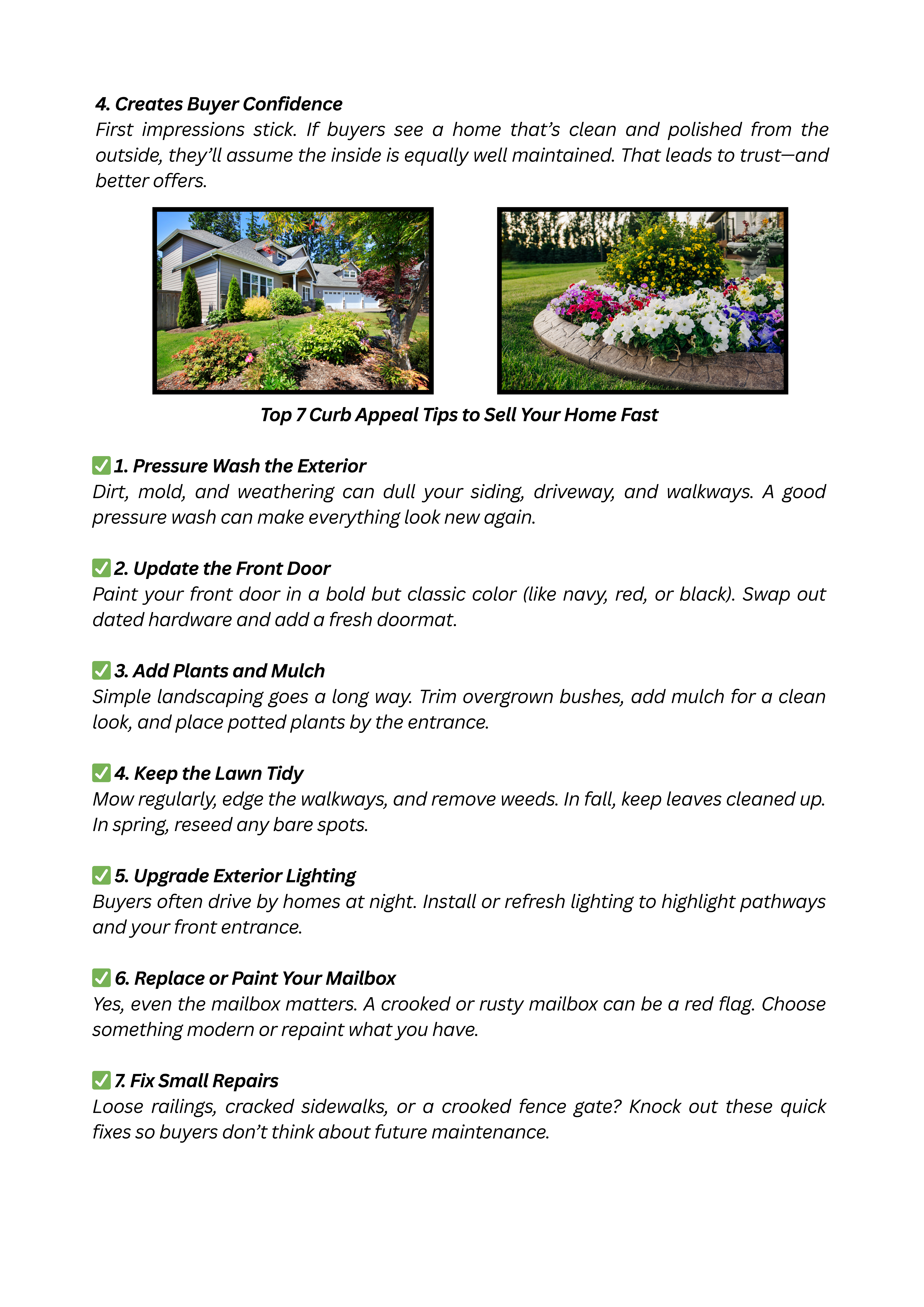 Boost your home’s value and sell faster in Central PA with these top curb appeal tips from The Ben Espenshade Team.
