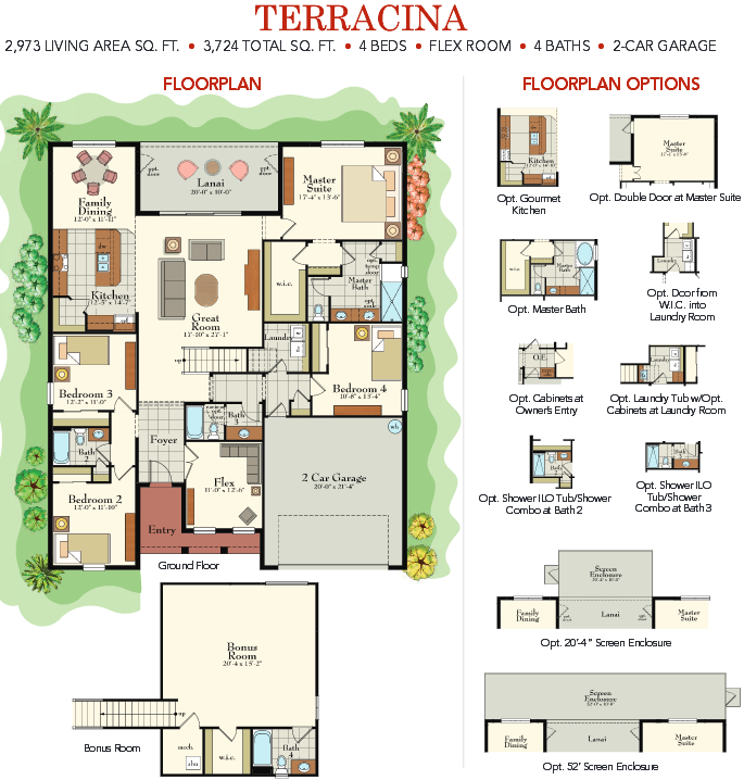 Bellalago's Classic Collection Floor Plans