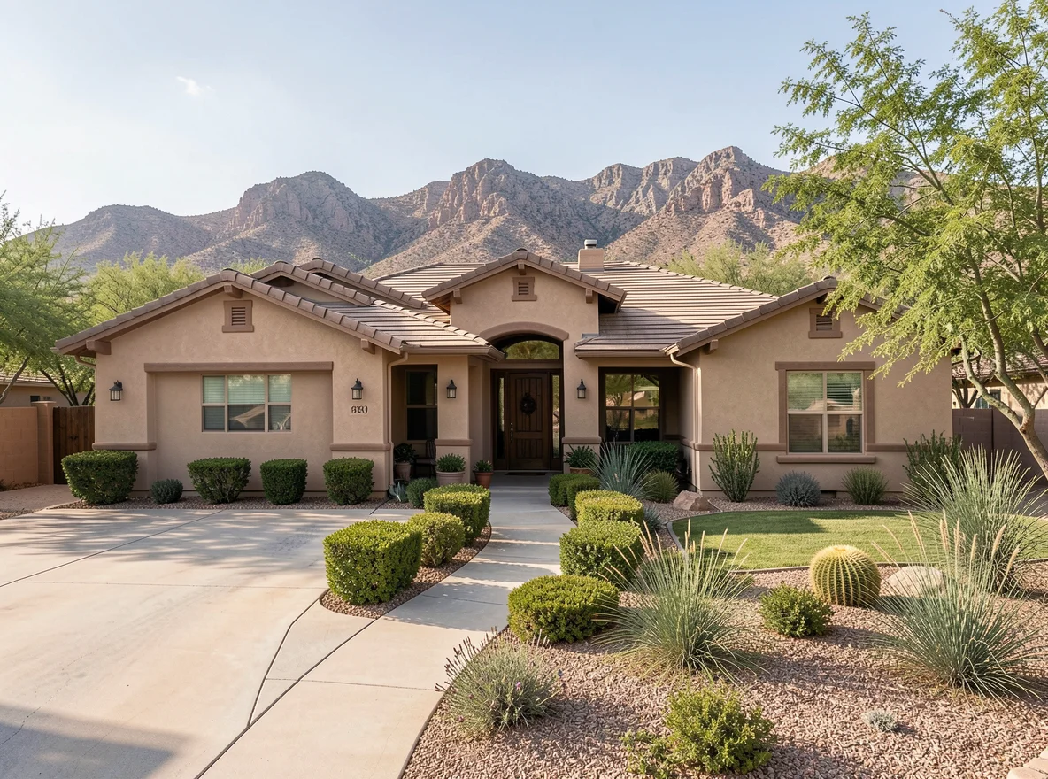 Southwest-style home in Canutillo