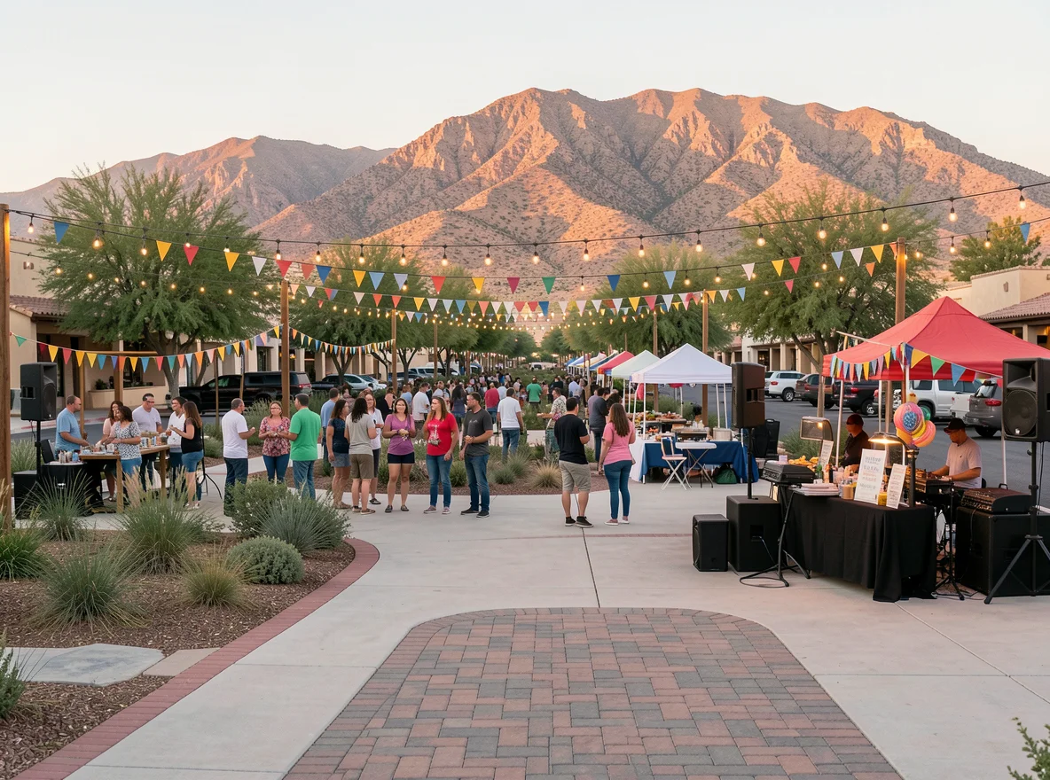 Community gathering space in El Paso