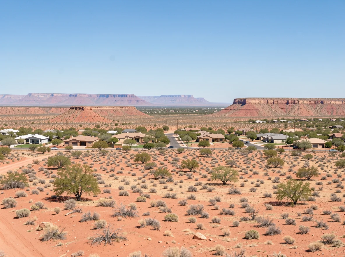 Desert landscape near Socorro